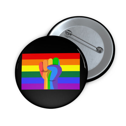 Pride Flag Pin Buttons