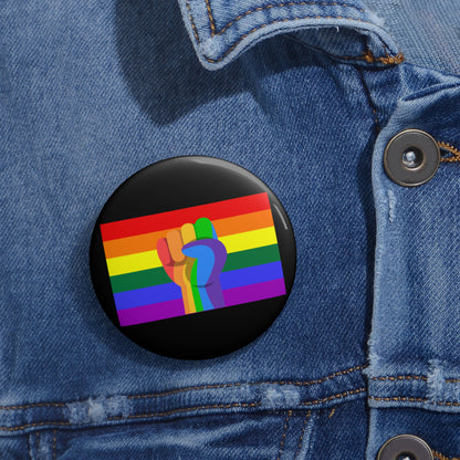 Pride Flag Pin Buttons