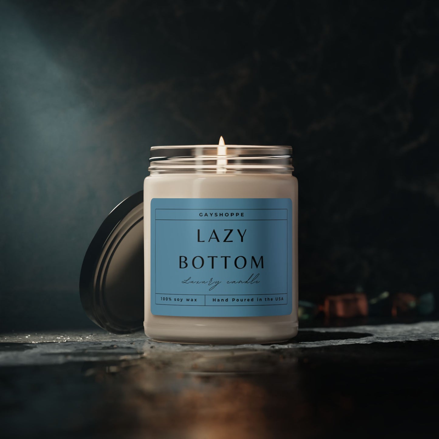 Lazy Bottom | Soy Candle, 9oz