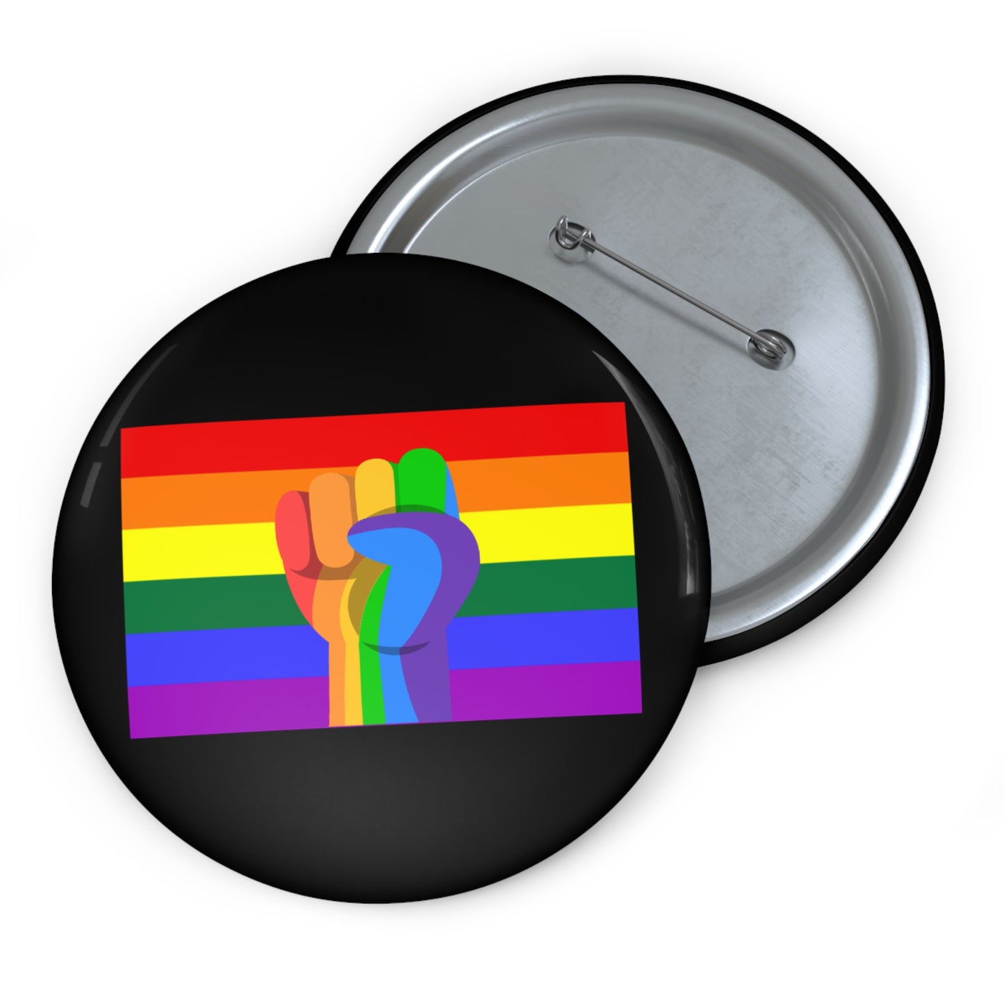 Pride Flag Pin Buttons