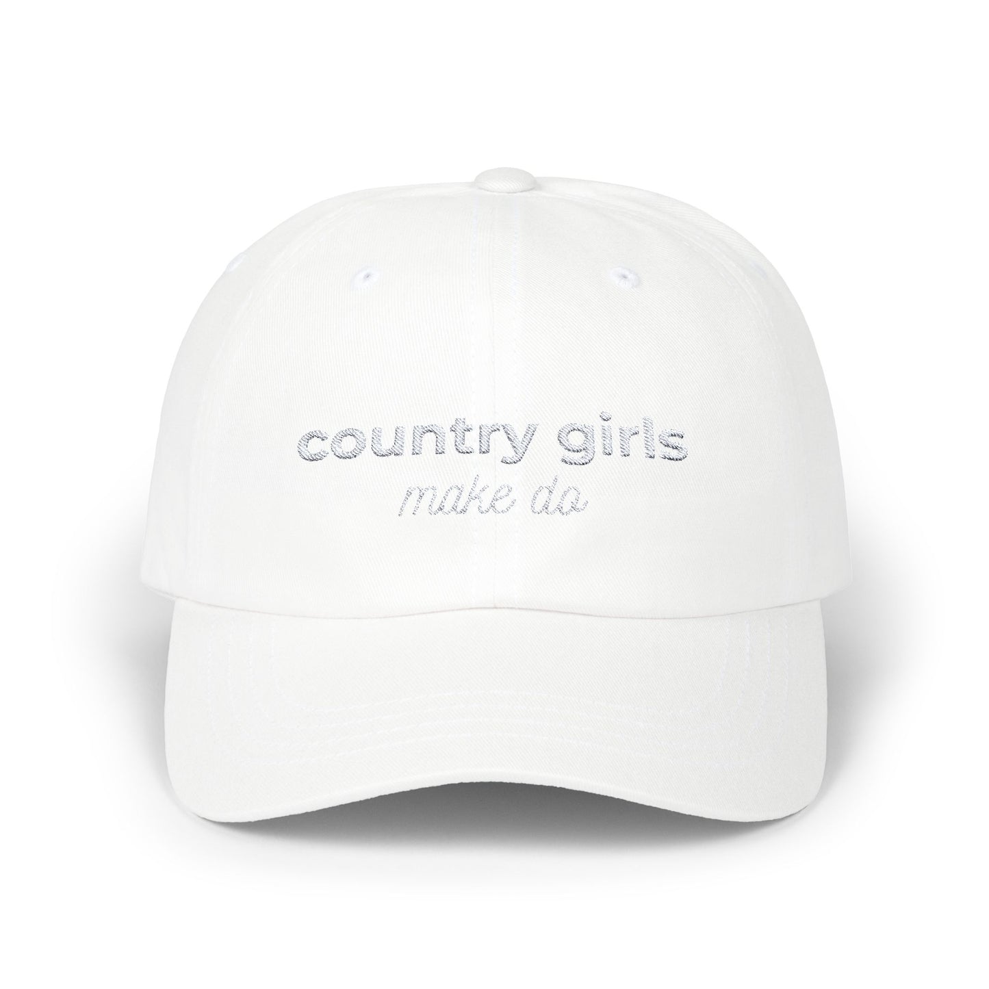 Country Girls Make Do | Embroidered Cap