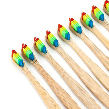 Rainbow Bamboo Toothbrush