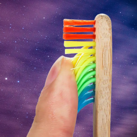 Rainbow Bamboo Toothbrush